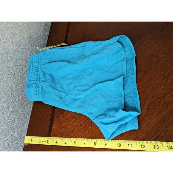 All in Motion Performance Core Shorts L 10 12 Teal Green Girls Sweats Mid‎ Rise - Picture 6 of 7